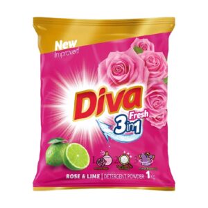 Diva Fresh Rose & Lime Detergent Powder 1kg