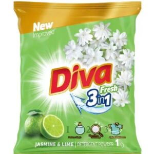 Diva Fresh Jasmine & Lime Detergent Powder 1kg