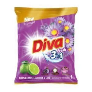 Diva Fresh Lotus & Lavendra Detergent Powder 1kg